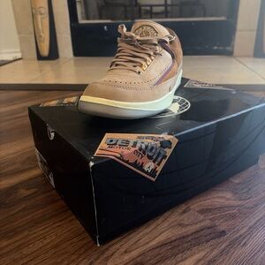 Jordan Men’s Sneaker in Tan with Cream Sole
